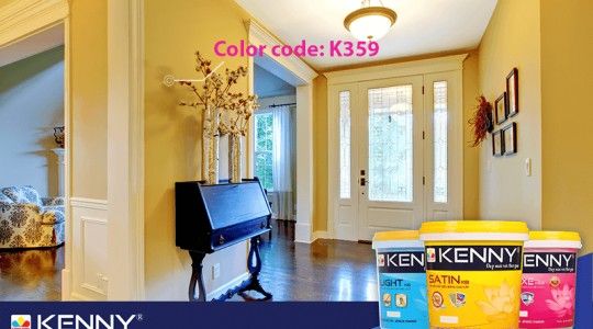 Sơn nhà màu vàng - Sắc màu của sự sang trọng và ấm áp