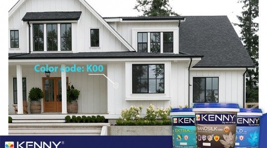 Gợi ý 50+ mẫu sơn nhà màu trắng sang xịn, HOT nhất 2025