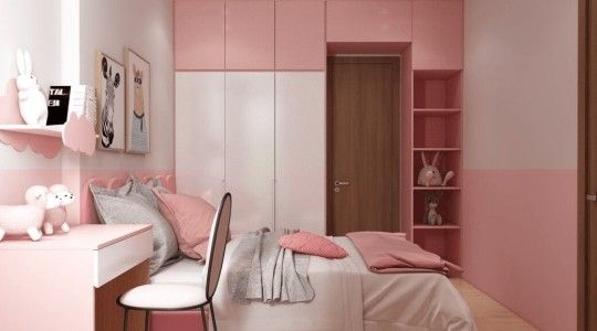 10+ Mẫu thiết kế sơn phòng ngủ màu hồng được yêu thích nhất