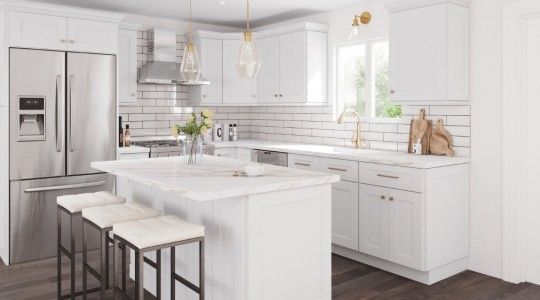 Tổng hợp 20+ mẫu tủ bếp màu trắng bán chạy nhất 2025