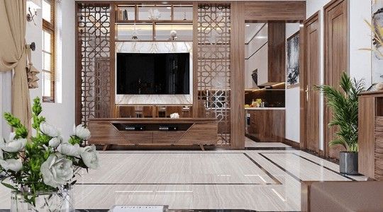 3 ý tưởng thiết kế không giản mở phòng khách và bếp đẹp nhất 2025