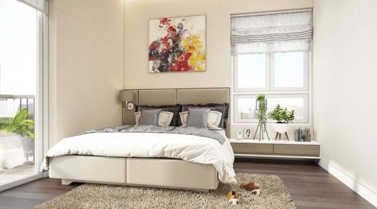 Kích thước phòng ngủ hợp lý, đạt tiêu chuẩn phong thủy