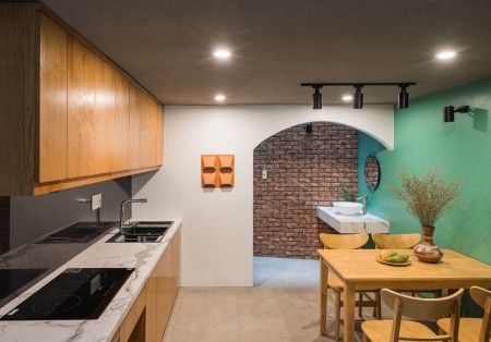Bố trí tường bếp và tường nhà vệ sinh chung nhau sao cho hợp phong thủy