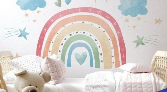 Gợi ý một số mẫu vẽ tường phòng ngủ cute cho căn phòng sinh động