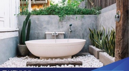 25+ ý tưởng nhà tắm lộ thiên siêu đẹp, vừa tắm vừa chill