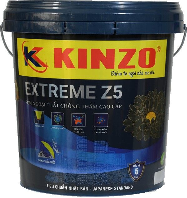Sơn Ngoại Thất Chống Thấm KINZO EXTREME Z5 Cao Cấp