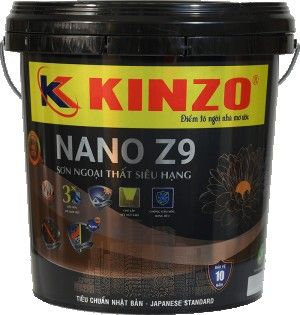 Sơn Ngoại Thất Tự Làm Sạch KINZO NANO Z9 Siêu Hạng