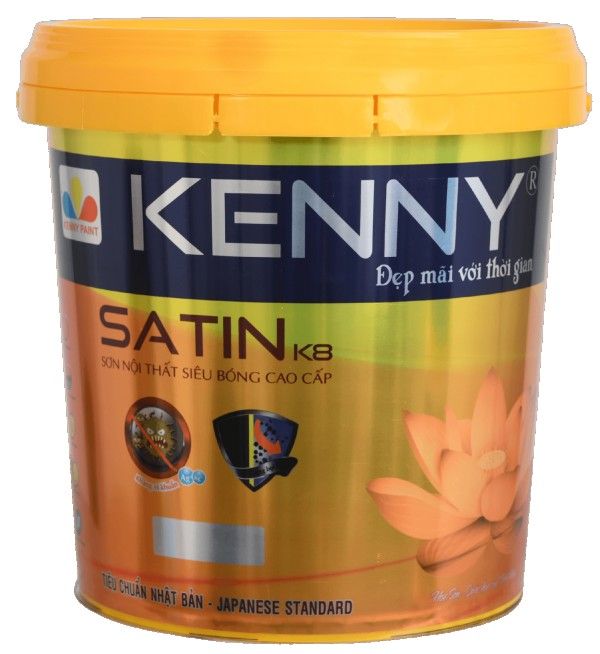 Sơn Nội Thất Siêu Bóng KENNY SATIN K8 Cao Cấp