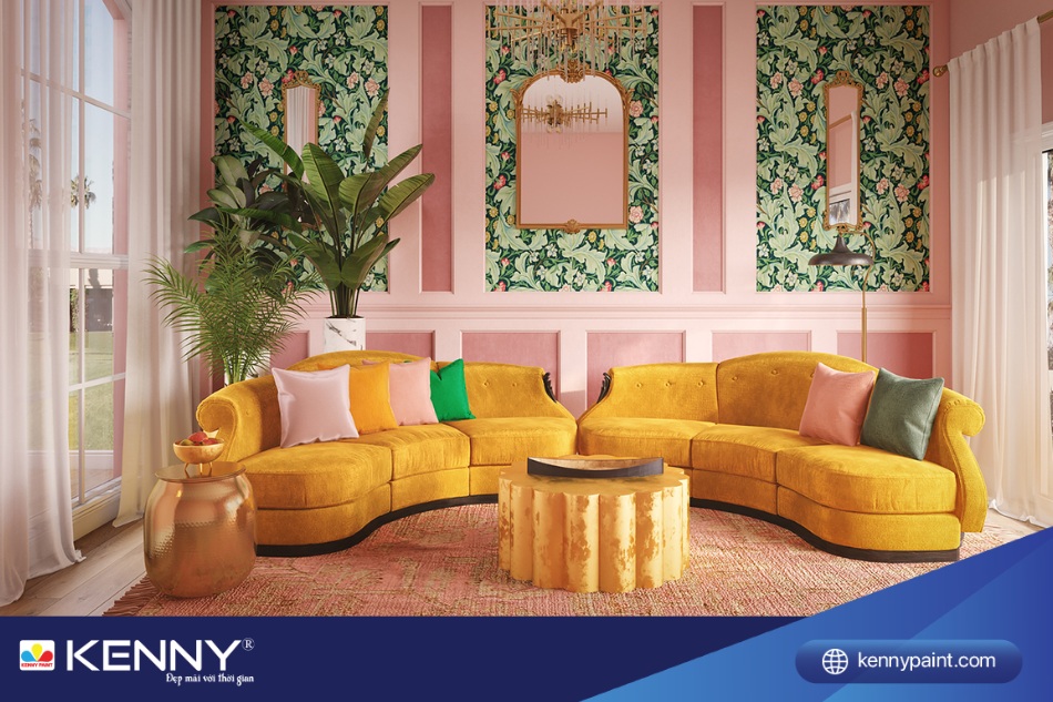 Gợi ý màu sơn phòng khách nhà của người tuổi Kỷ Sửu