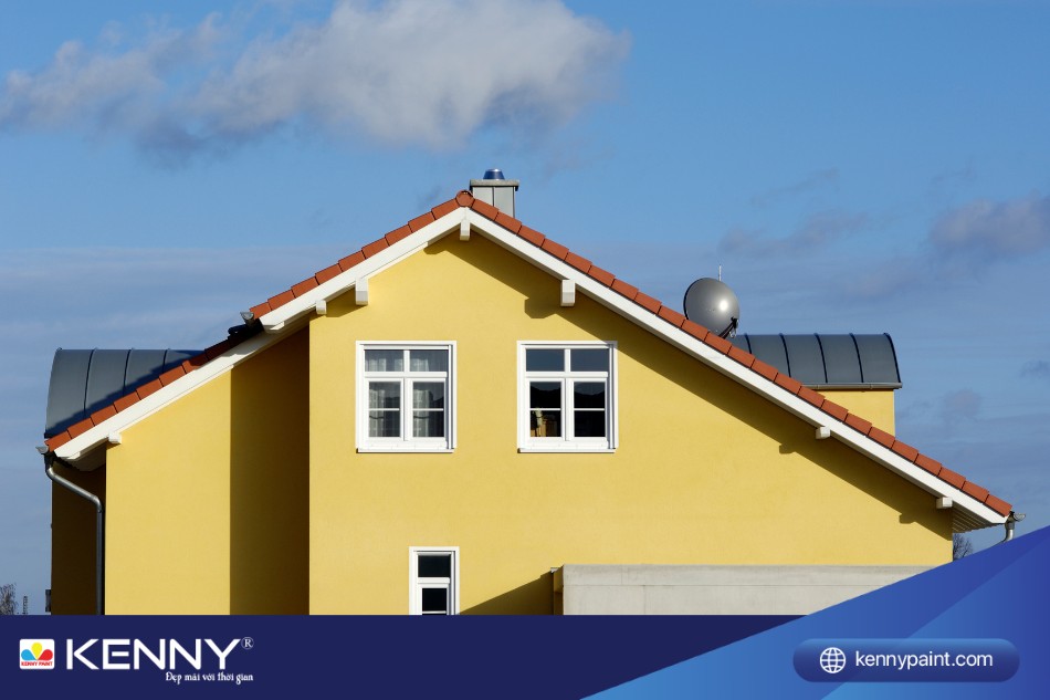 bảng màu sơn nhà màu vàng