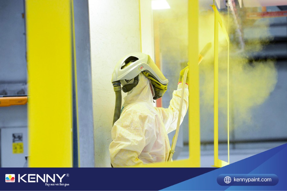 Ứng dụng sơn tĩnh điện vào công trình nhà ở vô cùng phổ biến