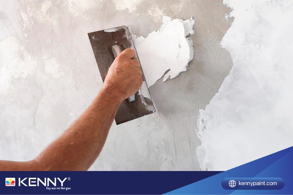 Đảm bảo chất lượng lớp sơn khi sử dụng bột bả mastic