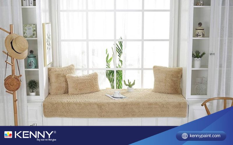 Sơn KENNY - Điểm tô ngôi nhà mơ ước bục ngồi cửa sổ 1