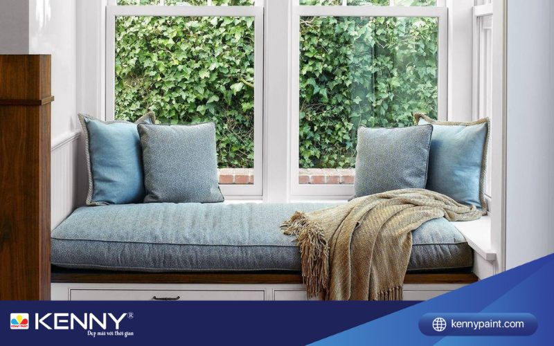Sơn KENNY - Điểm tô ngôi nhà mơ ước bục ngồi cửa sổ 2