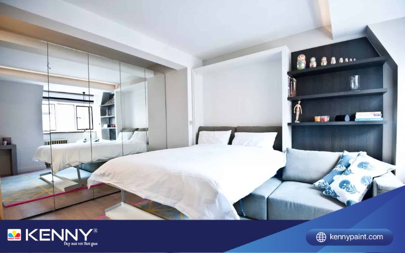 cải tạo phòng khách thành phòng ngủ 4