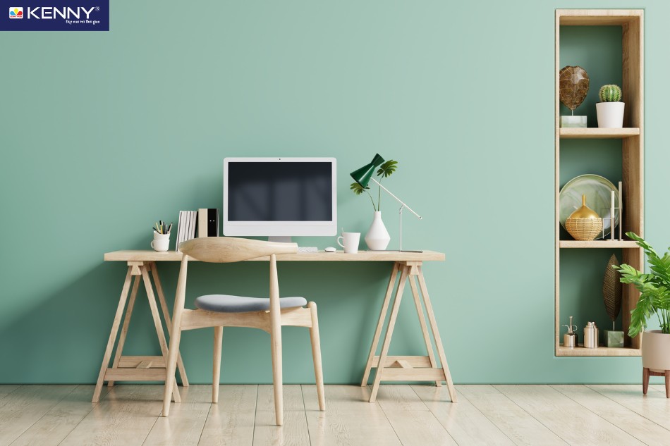 Chọn màu xanh cho phòng làm việc giúp tăng sự sáng tạo