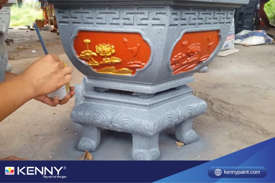 Với các bước trên, bạn có thể tự tay sơn chậu cảnh xi măng giả đá tại nhà