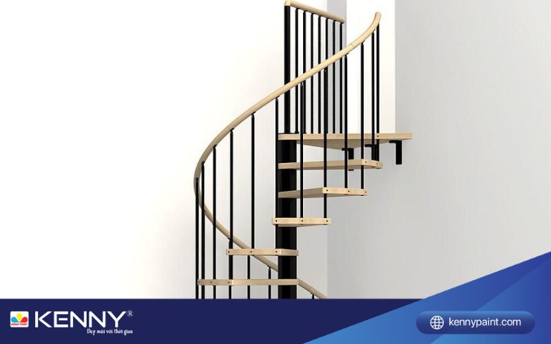 Sơn KENNY - Điểm tô ngôi nhà mơ ước cầu thang ngược chiều kim đồng hồ 2