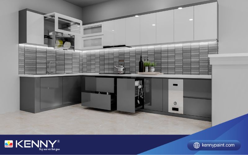 làm kệ bếp đơn giản