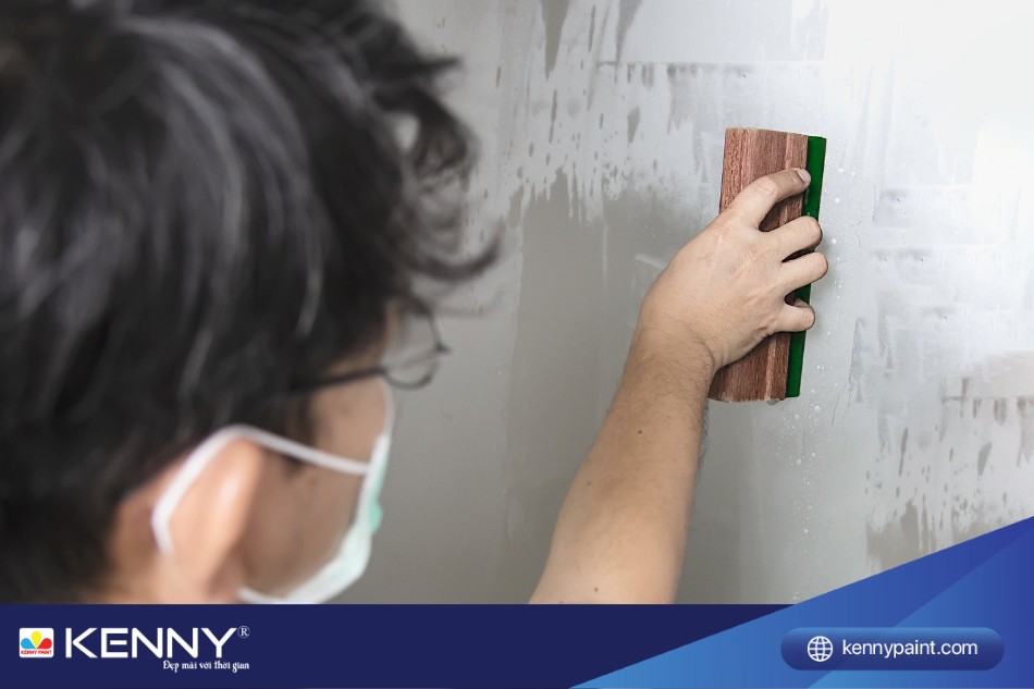 thi công sơn lót chống kiềm