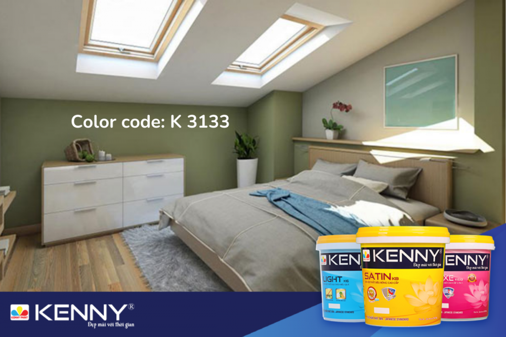 Sơn KENNY - Điểm tô ngôi nhà mơ ước cach-son-hong-ngu-dep-5