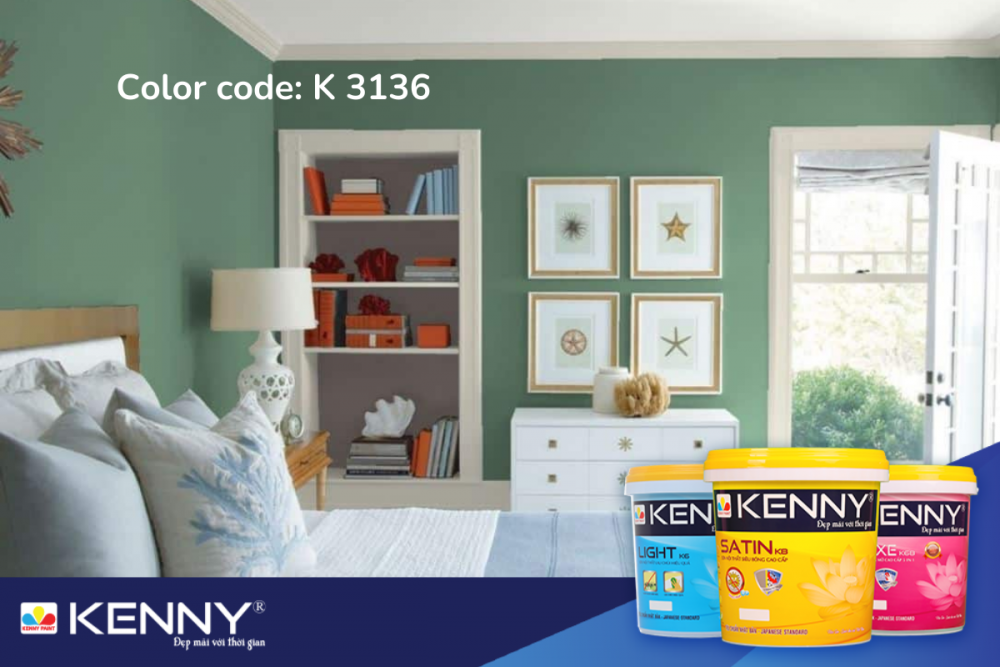 Sơn KENNY - Điểm tô ngôi nhà mơ ước cach-son-hong-ngu-dep