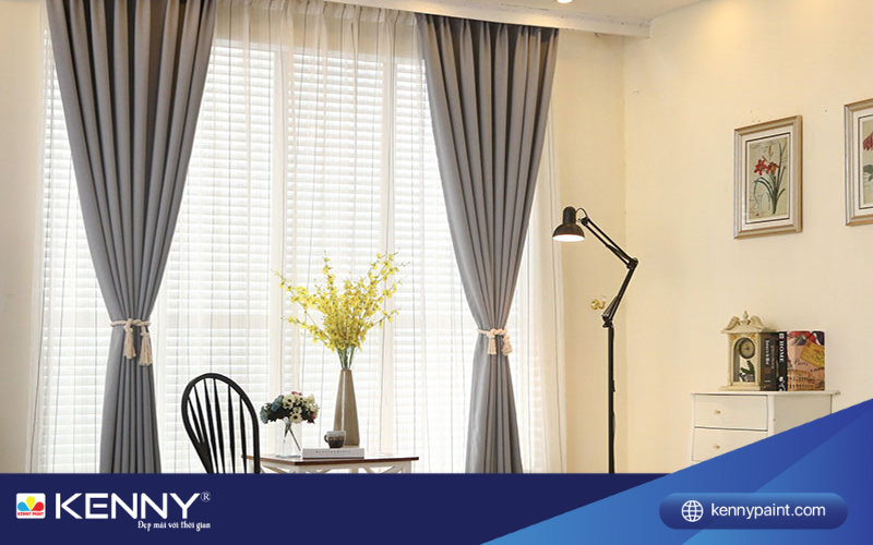 Sơn KENNY - Điểm tô ngôi nhà mơ ước chon-rem-cua-theo-mau-son-tuong-1