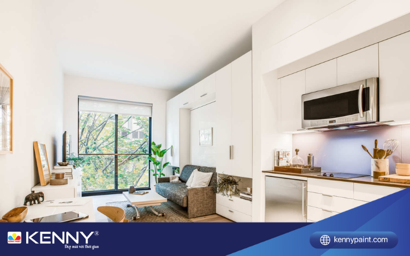 Sơn KENNY - Điểm tô ngôi nhà mơ ước chung-cu-mini-2-phong-ngu-4
