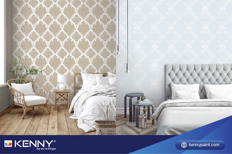 Giấy dán tường giúp bạn làm mới không gian vô cùng tiết kiệm
