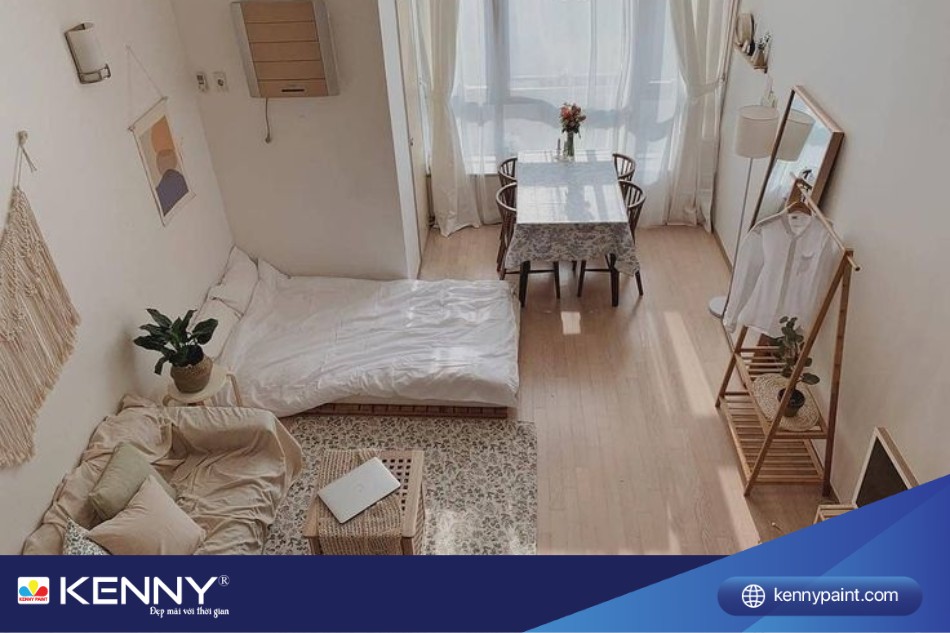 Nội thất đơn giản nhưng vô cùng ấm cúng