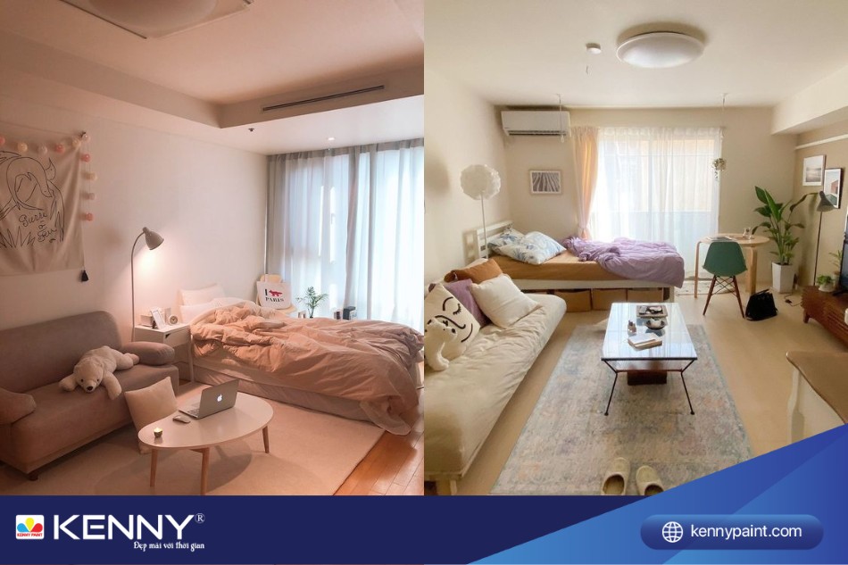 Chọn nội thất đơn giản giúp không gian không quá chật chội