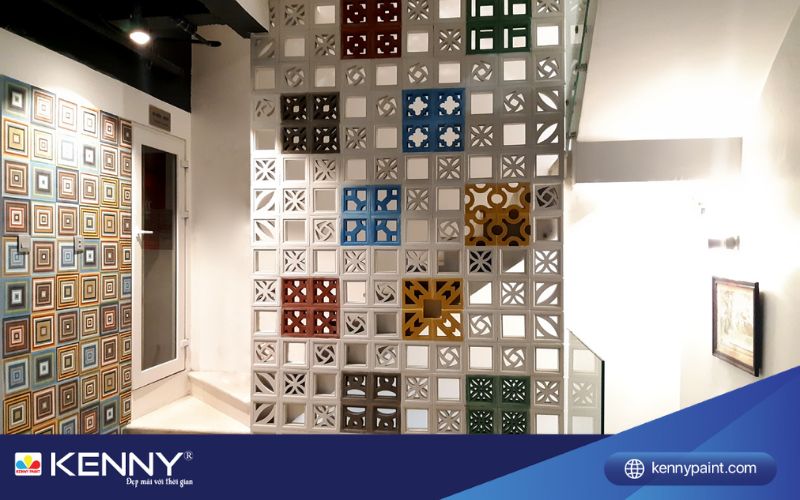 Sơn KENNY - Điểm tô ngôi nhà mơ ước gạch thông gió đẹp 1