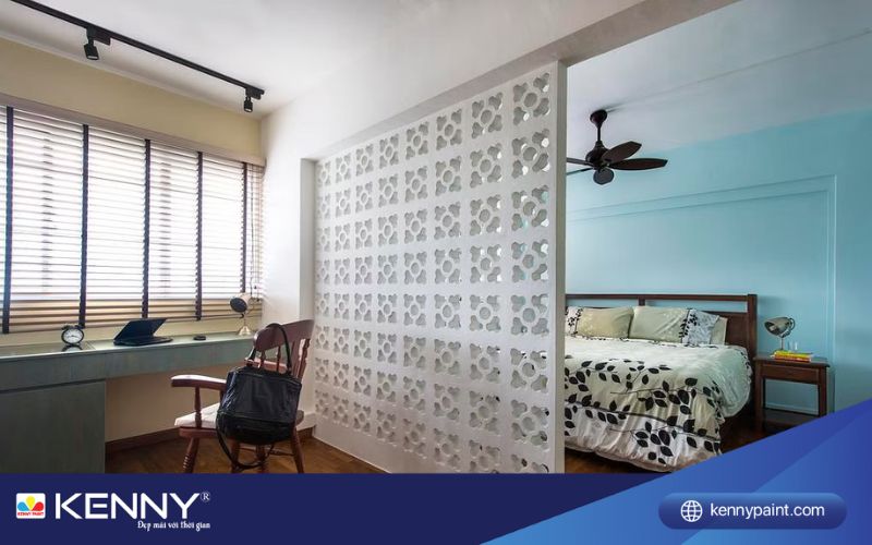 Sơn KENNY - Điểm tô ngôi nhà mơ ước gạch thông gió đẹp 2