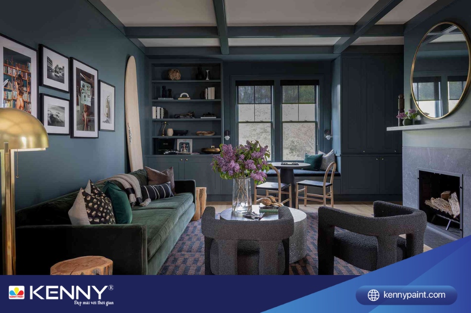 Mệnh mộc có màu tương sinh là gì? Gia chủ mệnh mộc ưu tiên chọn màu sơn đen, xanh dương, xanh lá cây