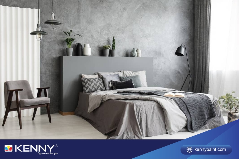 Gam màu này giúp căn phòng ngủ trở nên thoáng đãng và rộng rãi hơn, mang lại cảm giác nhẹ nhàng và thanh thoát.