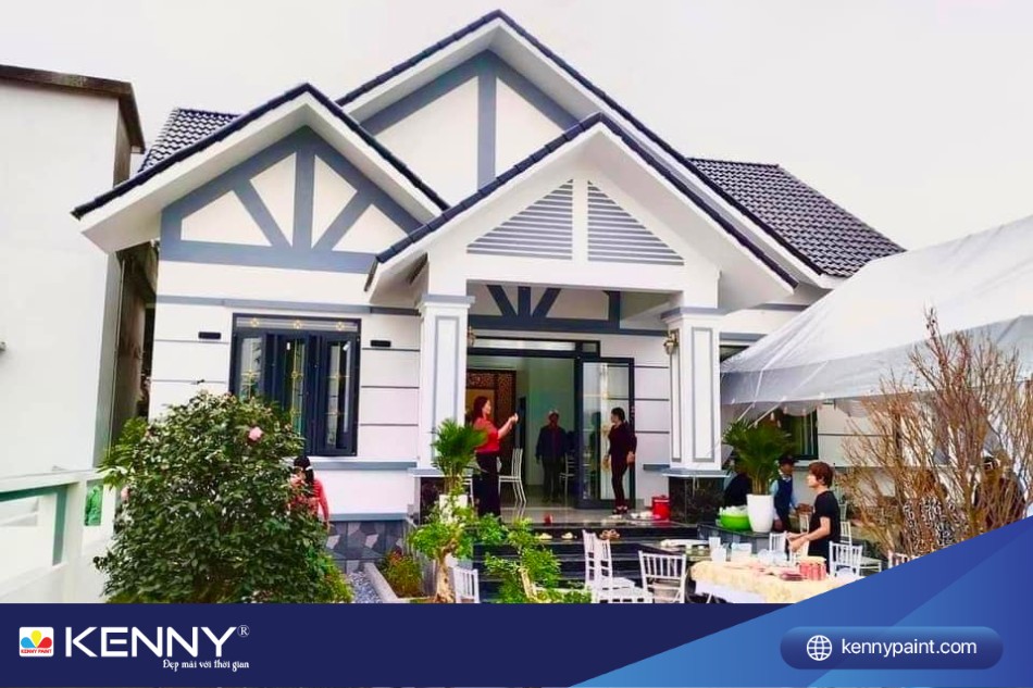 mẫu nhà cấp 4 mái thái