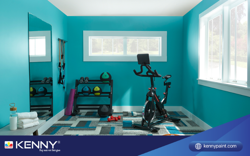 Sơn KENNY - Điểm tô ngôi nhà mơ ước mau-sac-phong-gym-5