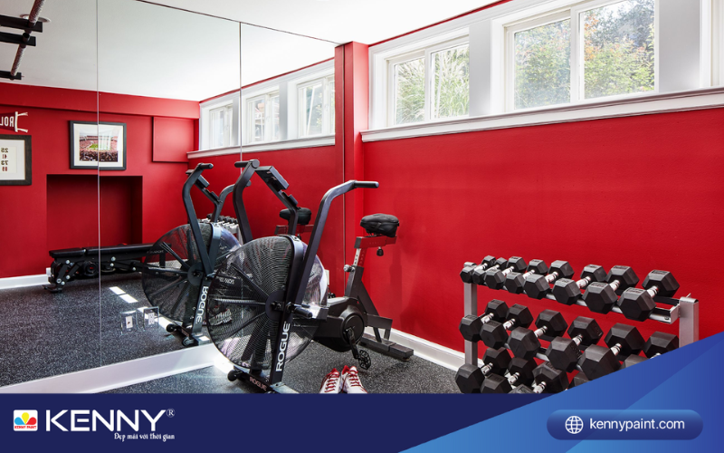Sơn KENNY - Điểm tô ngôi nhà mơ ước mau-sac-phong-gym-6