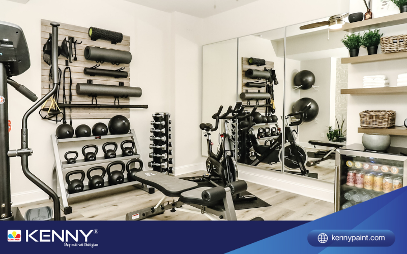 Sơn KENNY - Điểm tô ngôi nhà mơ ước mau-sac-phong-gym-7