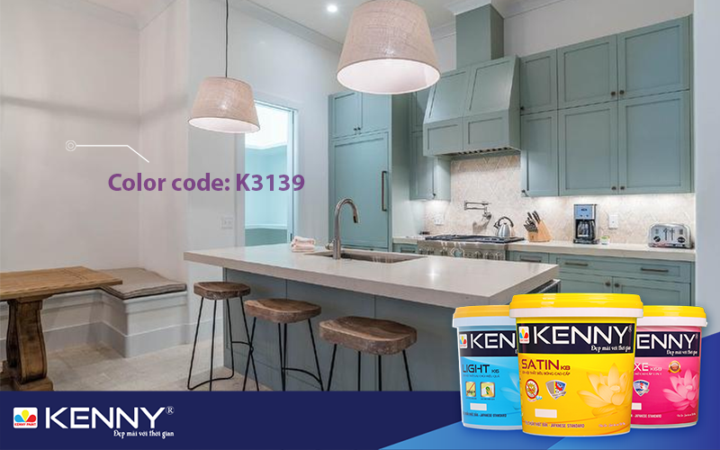Sơn KENNY - Điểm tô ngôi nhà mơ ước mau-son-phong-bep-11