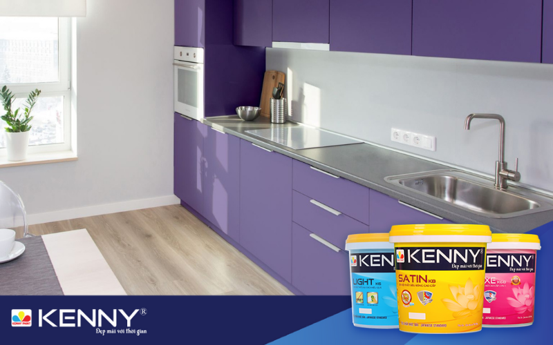 Sơn KENNY - Điểm tô ngôi nhà mơ ước mau-son-phong-bep-12