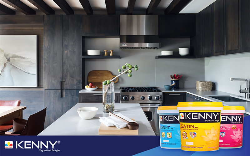 Sơn KENNY - Điểm tô ngôi nhà mơ ước mau-son-phong-bep-4
