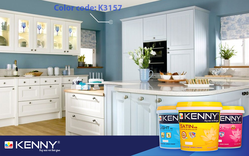 Sơn KENNY - Điểm tô ngôi nhà mơ ước mau-son-phong-bep-6