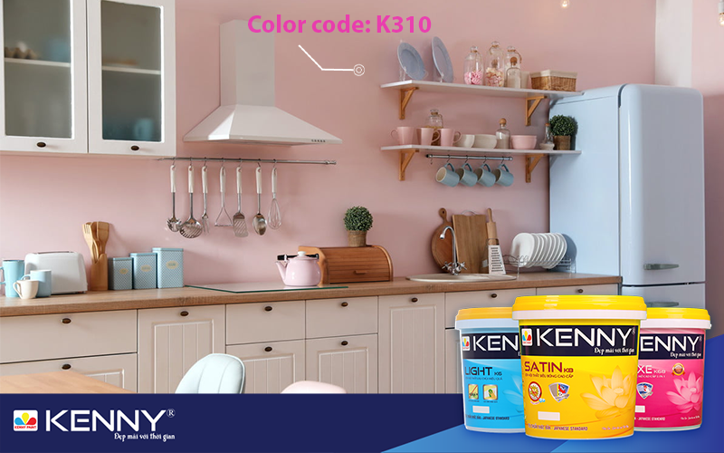 Sơn KENNY - Điểm tô ngôi nhà mơ ước mau-son-phong-bep-7