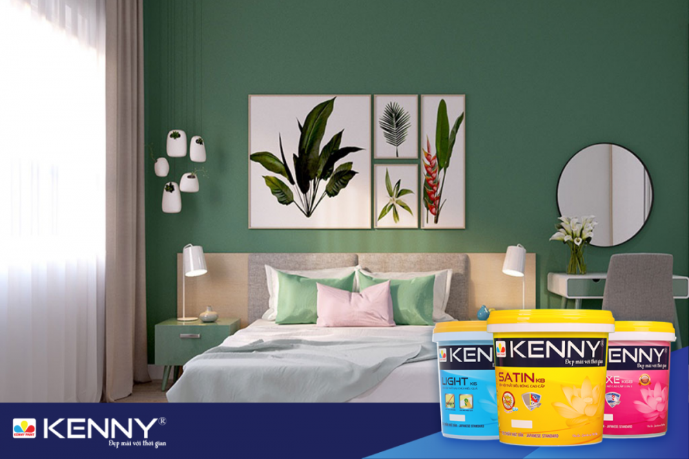 Sơn KENNY - Điểm tô ngôi nhà mơ ước mau-son-phong-ngu-vo-chong-1