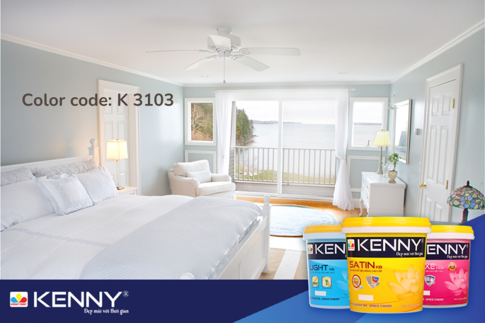 Sơn KENNY - Điểm tô ngôi nhà mơ ước mau-son-phong-ngu-vo-chong-4