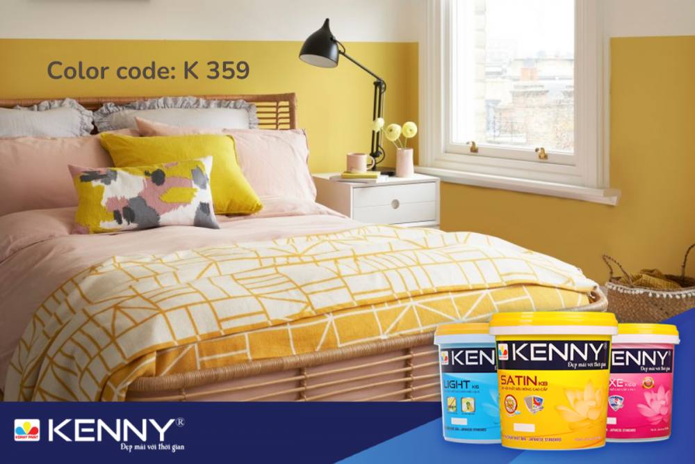 Sơn KENNY - Điểm tô ngôi nhà mơ ước mau-son-phong-ngu-vo-chong-5
