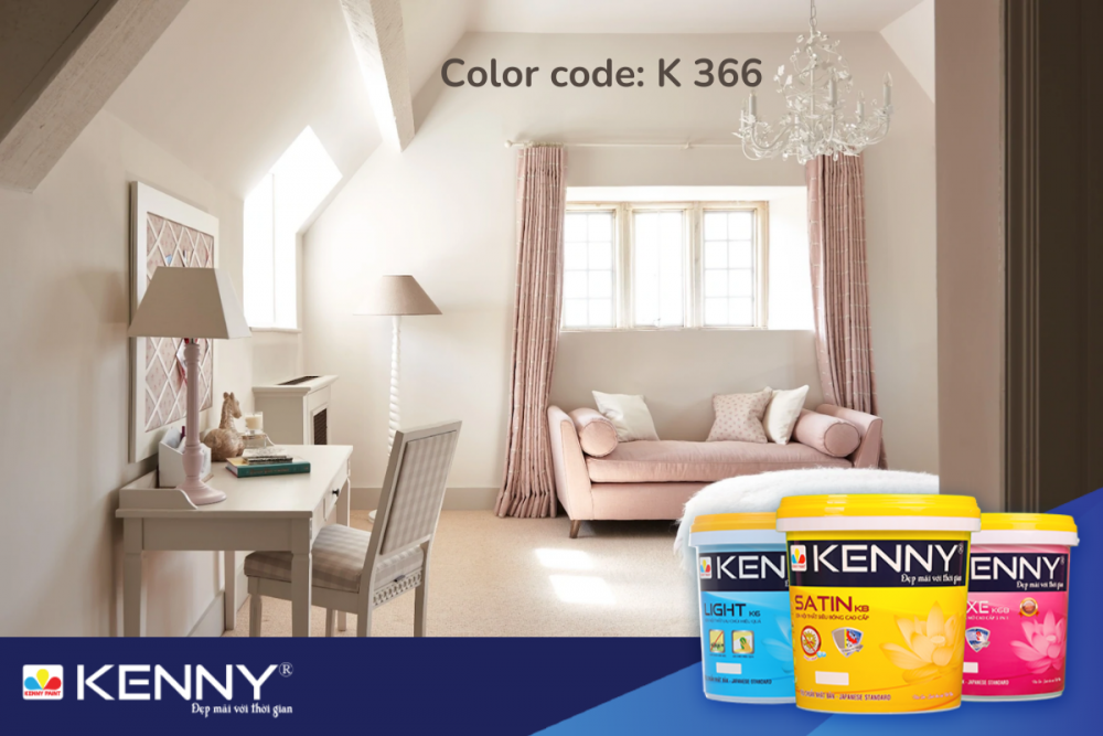 Sơn KENNY - Điểm tô ngôi nhà mơ ước mau-son-phong-ngu-vo-chong-6