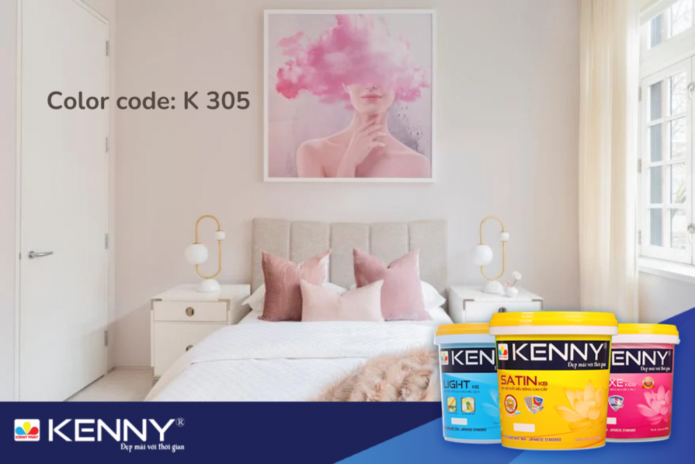 Sơn KENNY - Điểm tô ngôi nhà mơ ước mau-son-phong-ngu-vo-chong-9