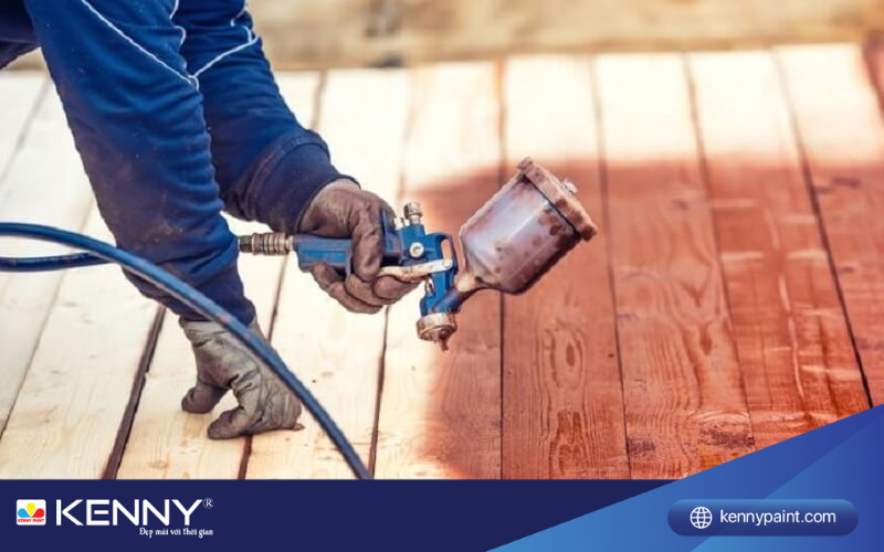 Sơn KENNY - Điểm tô ngôi nhà mơ ước may-nen-khi-phun-son-1